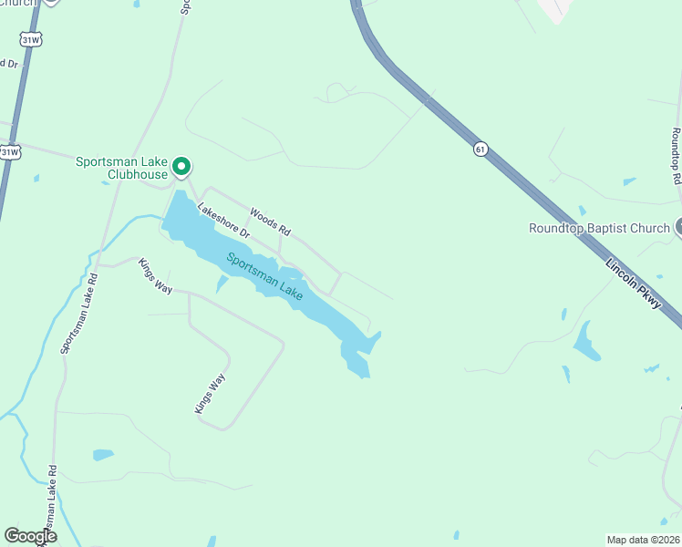 map of restaurants, bars, coffee shops, grocery stores, and more near 400 Woods Road in Elizabethtown