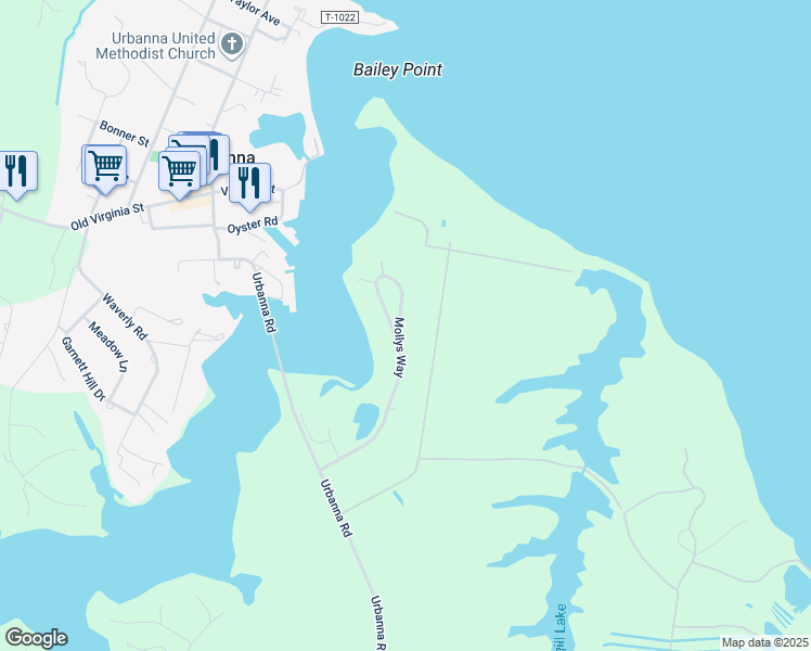 map of restaurants, bars, coffee shops, grocery stores, and more near 659 Mollys Way in Saluda