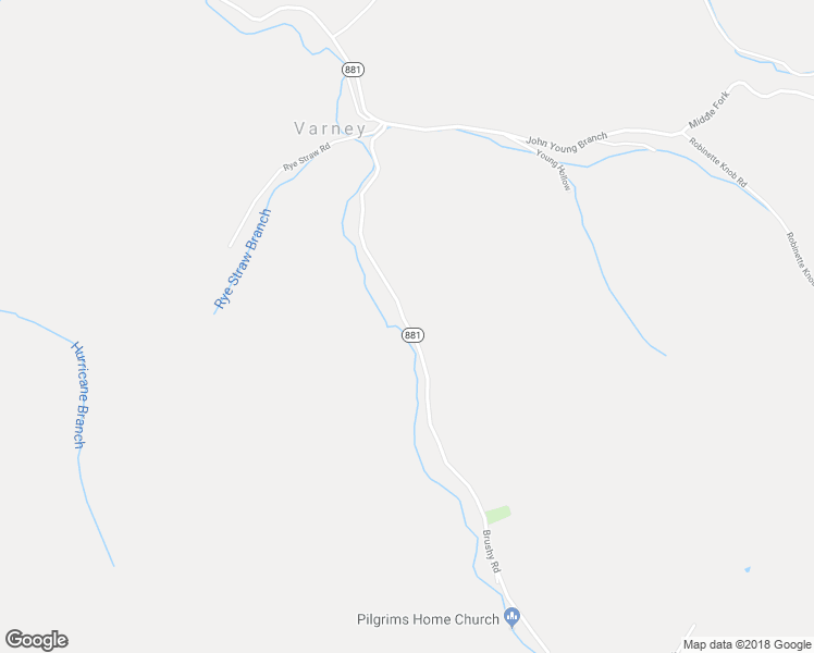 map of restaurants, bars, coffee shops, grocery stores, and more near 3941 Brushy Road in Belfry