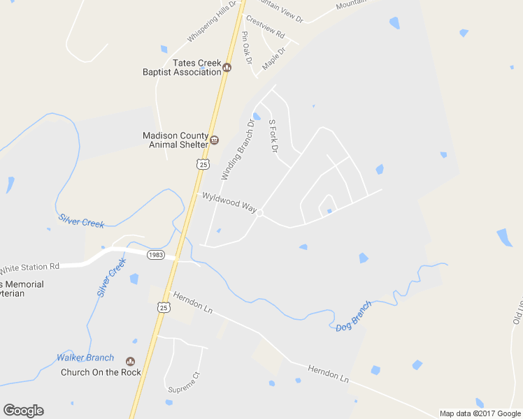 map of restaurants, bars, coffee shops, grocery stores, and more near 200 Stoney Creek Way in Berea