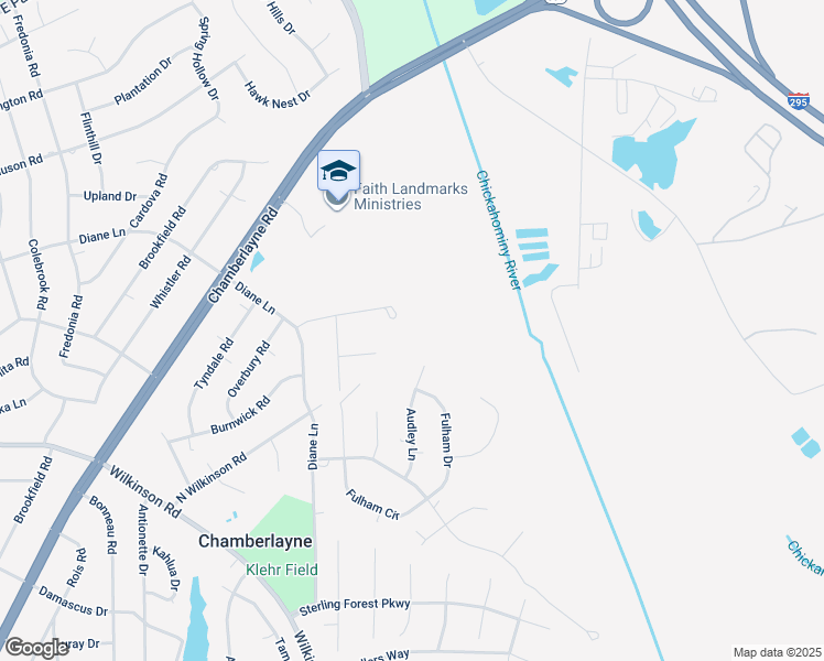 map of restaurants, bars, coffee shops, grocery stores, and more near 200 Pilgrim Lane in Richmond