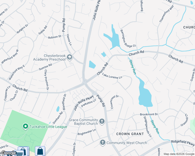 map of restaurants, bars, coffee shops, grocery stores, and more near 2473 Gold Leaf Circle in Henrico County