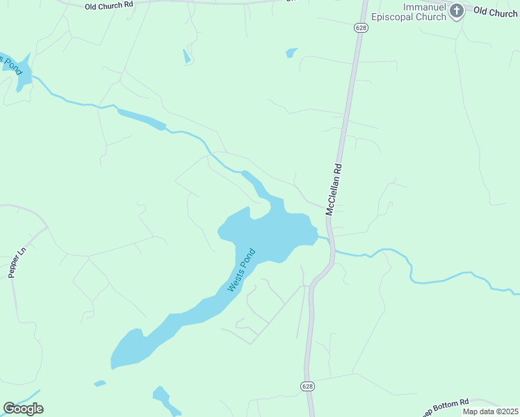 map of restaurants, bars, coffee shops, grocery stores, and more near 3497 Lake View Road in Mechanicsville