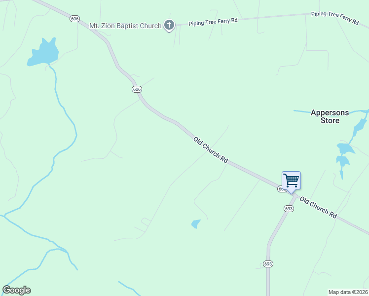 map of restaurants, bars, coffee shops, grocery stores, and more near 2367 Old Church Road in Mechanicsville