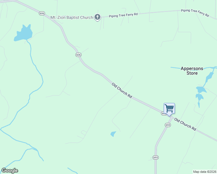 map of restaurants, bars, coffee shops, grocery stores, and more near 2367 Old Church Road in Mechanicsville