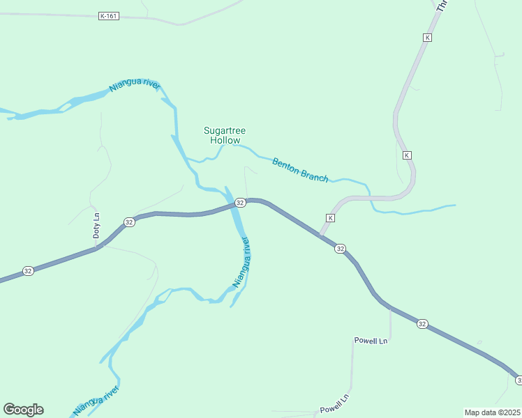 map of restaurants, bars, coffee shops, grocery stores, and more near 920 Highway 32 in Buffalo