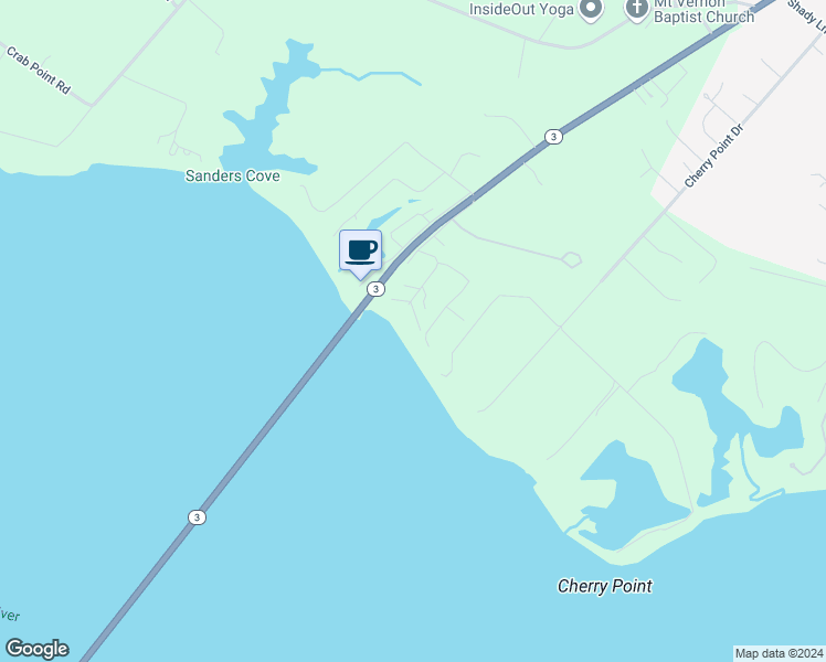 map of restaurants, bars, coffee shops, grocery stores, and more near 404 High Bank Road in White Stone