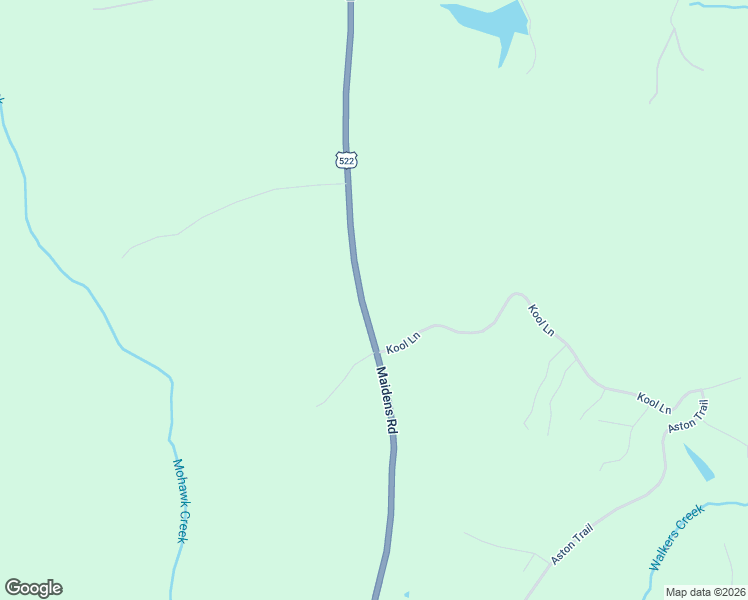 map of restaurants, bars, coffee shops, grocery stores, and more near 3850 Maidens Road in Powhatan