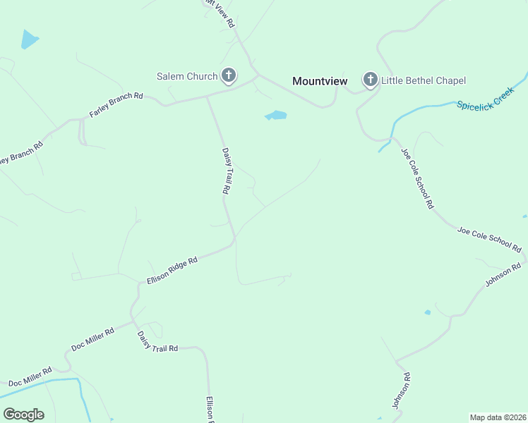 map of restaurants, bars, coffee shops, grocery stores, and more near 335 Lower Oak Ridge Road in Cool Ridge