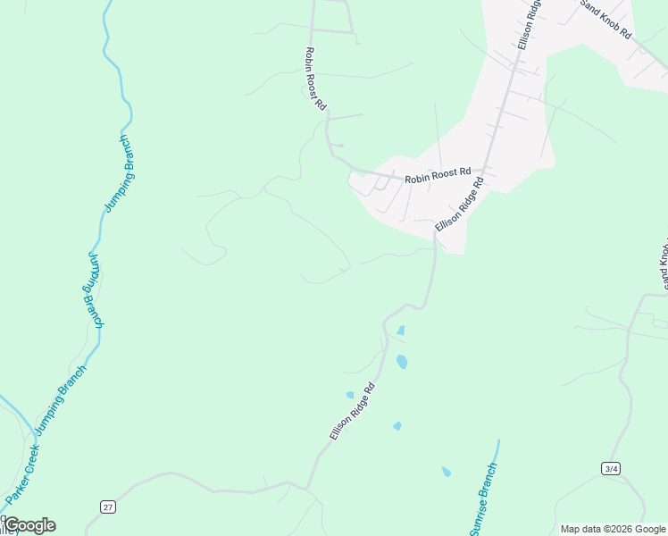 map of restaurants, bars, coffee shops, grocery stores, and more near 646 Bolling Road in Jumping Branch