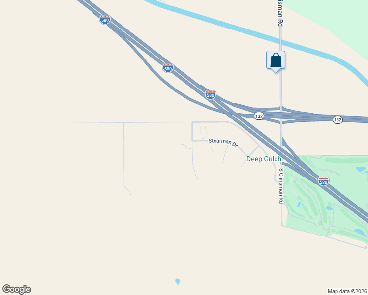 map of restaurants, bars, coffee shops, grocery stores, and more near 34650 Bernard Road in Tracy