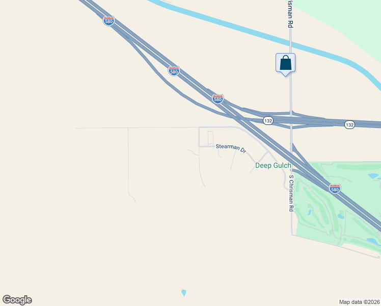 map of restaurants, bars, coffee shops, grocery stores, and more near 34650 Bernard Road in Tracy