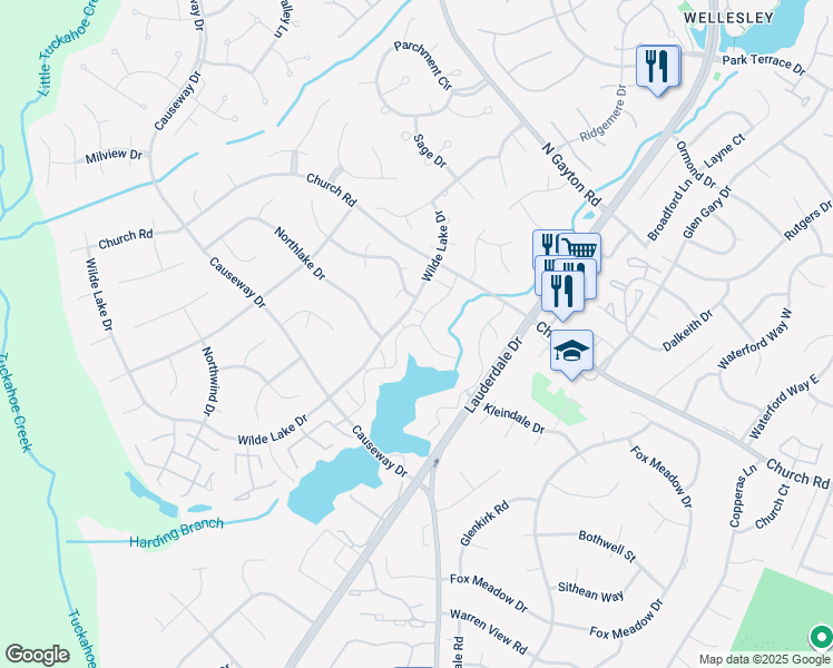 map of restaurants, bars, coffee shops, grocery stores, and more near 2744 Spinnaker Court in Richmond