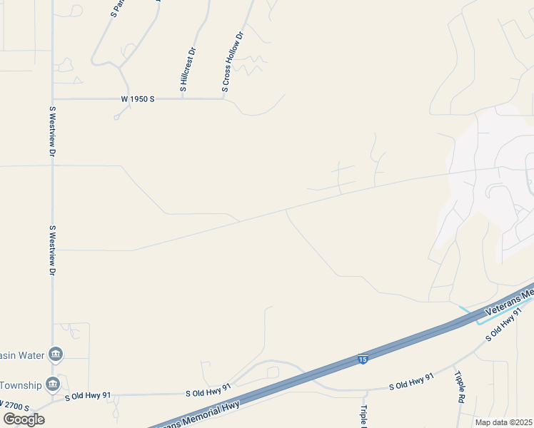 map of restaurants, bars, coffee shops, grocery stores, and more near West South Mountain Drive in Cedar City