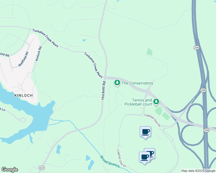 map of restaurants, bars, coffee shops, grocery stores, and more near 12059 Talavera Ter in Henrico