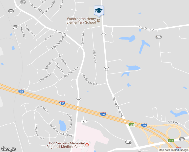 map of restaurants, bars, coffee shops, grocery stores, and more near 8389 Dell-Ray Drive in Mechanicsville