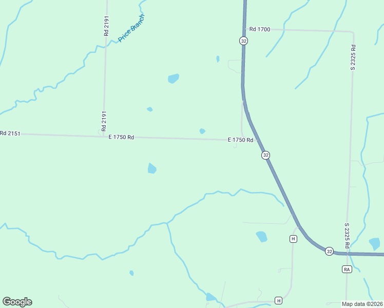 map of restaurants, bars, coffee shops, grocery stores, and more near 22480 East 1750 Road in Fair Play