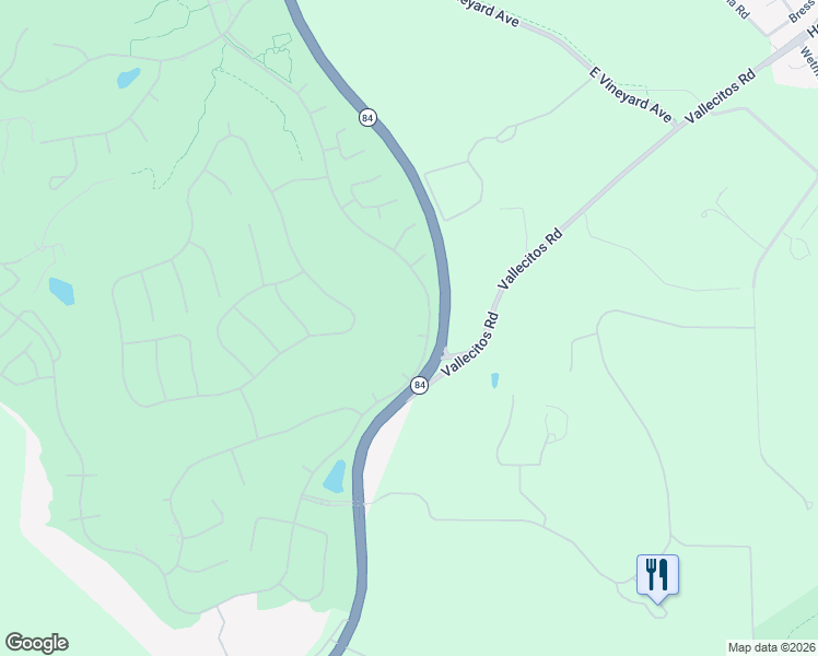 map of restaurants, bars, coffee shops, grocery stores, and more near 681 Norante Court in Pleasanton