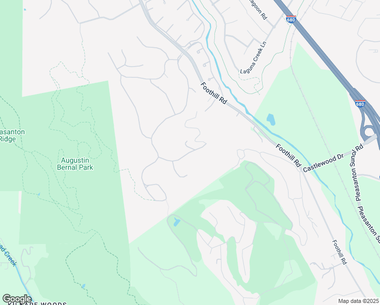 map of restaurants, bars, coffee shops, grocery stores, and more near Lupine Court in Pleasanton