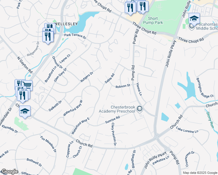 map of restaurants, bars, coffee shops, grocery stores, and more near 2814 Burrard Street in Richmond