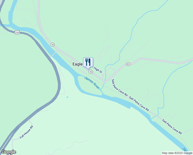 map of restaurants, bars, coffee shops, grocery stores, and more near 14593 Church Street in Eagle Rock