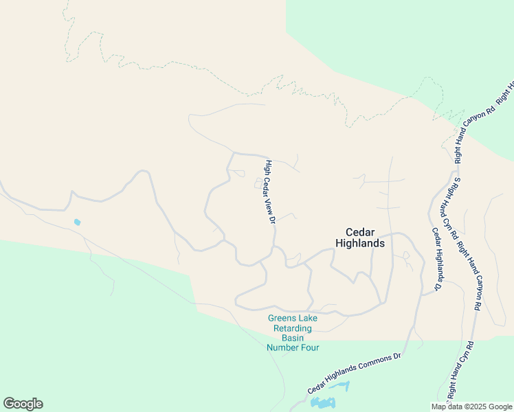 map of restaurants, bars, coffee shops, grocery stores, and more near 2102 High Cedar View Drive in Cedar City