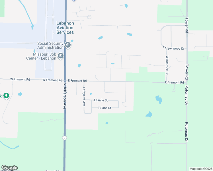 map of restaurants, bars, coffee shops, grocery stores, and more near 2804 Boardwalk Drive in Lebanon