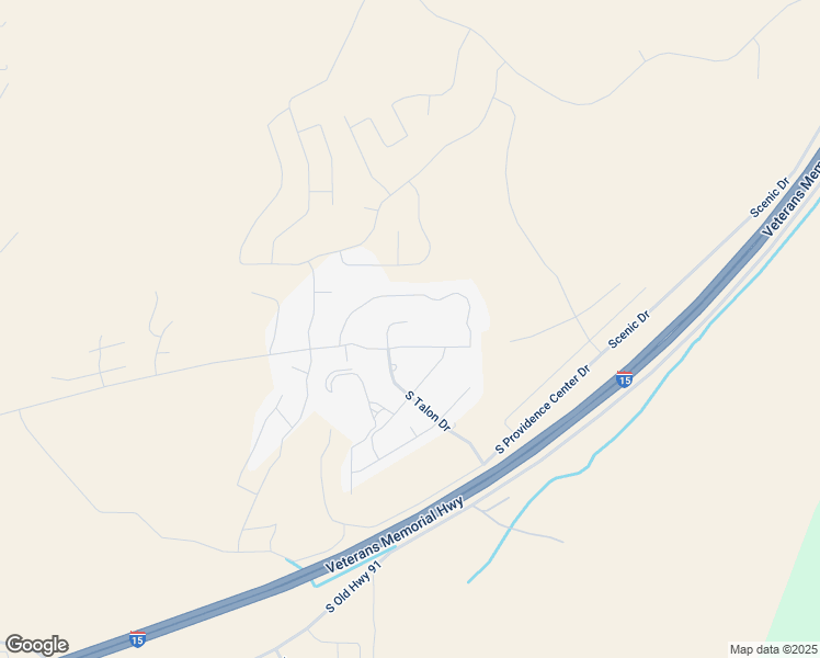 map of restaurants, bars, coffee shops, grocery stores, and more near 2077 South Talon Circle in Cedar City