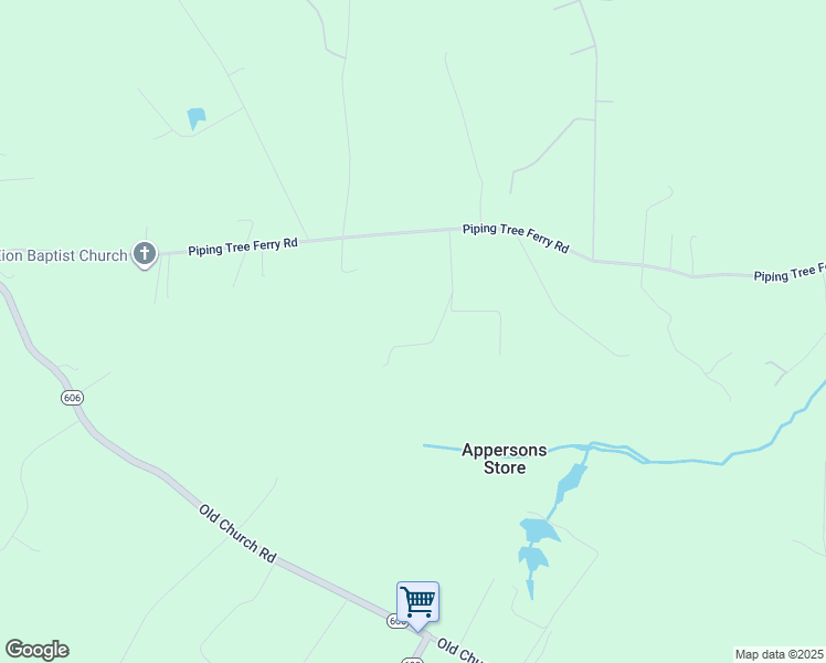 map of restaurants, bars, coffee shops, grocery stores, and more near 8445 Parker Estates Drive in Mechanicsville