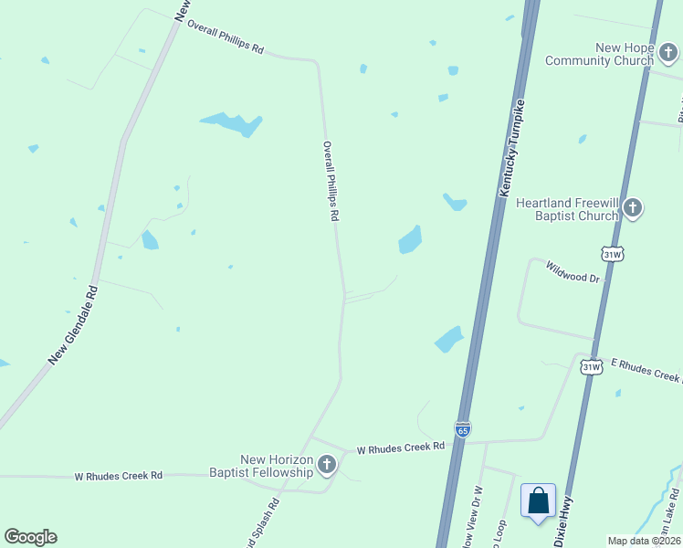 map of restaurants, bars, coffee shops, grocery stores, and more near 898 Overall Phillips Rd in Elizabethtown