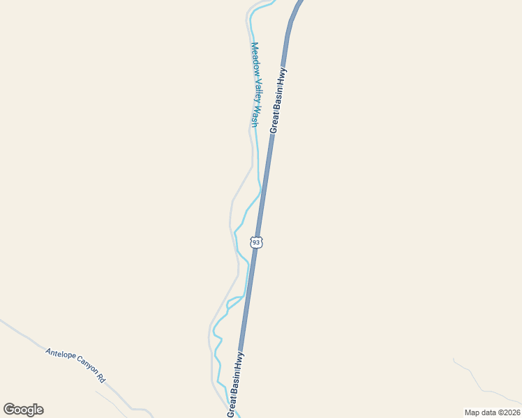 map of restaurants, bars, coffee shops, grocery stores, and more near U.S. 93 in Caliente