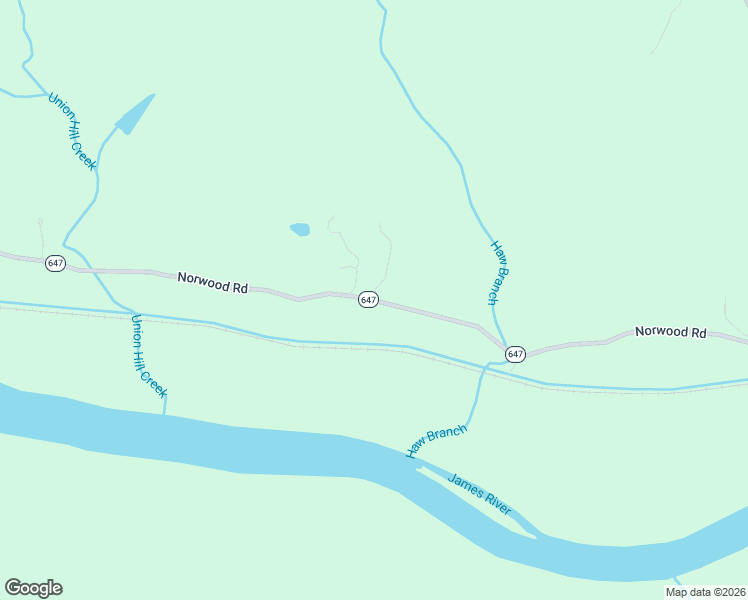 map of restaurants, bars, coffee shops, grocery stores, and more near 101 Arrowhead Lane in Wingina