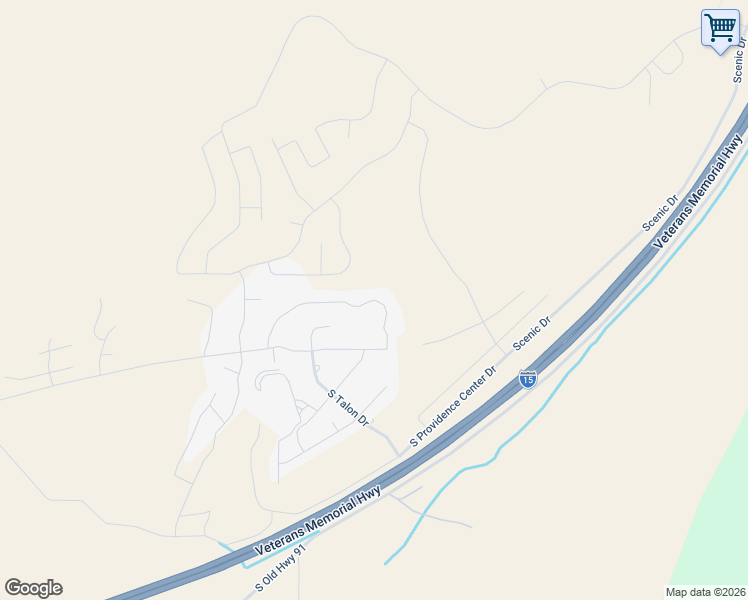 map of restaurants, bars, coffee shops, grocery stores, and more near 2758 West Eagle Ridge Loop in Cedar City