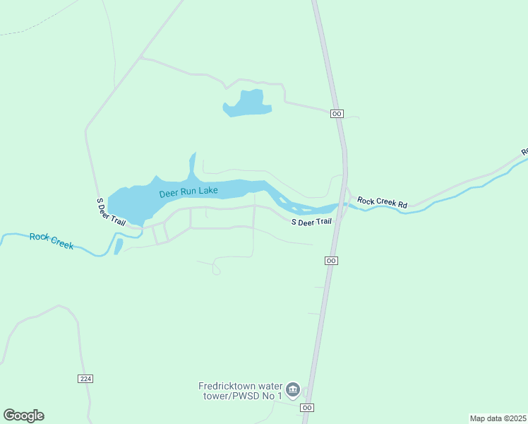 map of restaurants, bars, coffee shops, grocery stores, and more near 1131 South Deer Trail in Fredericktown
