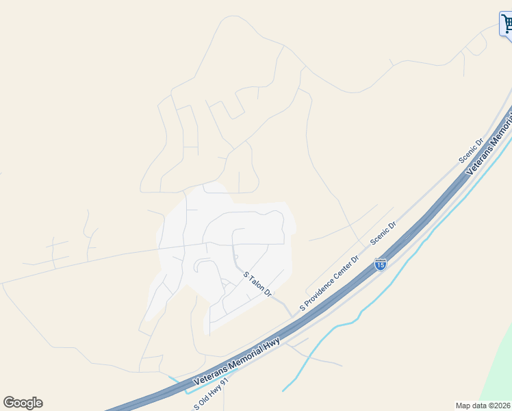 map of restaurants, bars, coffee shops, grocery stores, and more near 2812 West Eagle Ridge Loop in Cedar City