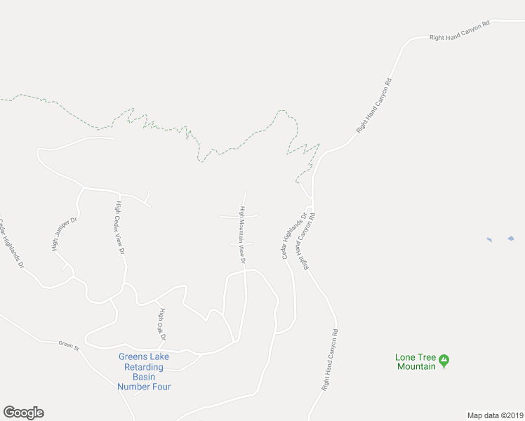 map of restaurants, bars, coffee shops, grocery stores, and more near 1227 High Valley View Circle in Cedar City