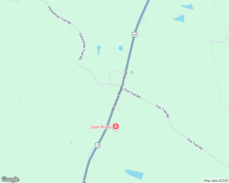 map of restaurants, bars, coffee shops, grocery stores, and more near North Madison Highway in Buckingham