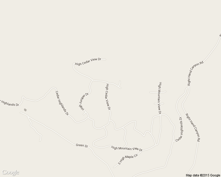 map of restaurants, bars, coffee shops, grocery stores, and more near 2011 High Cedar View Drive in Cedar City