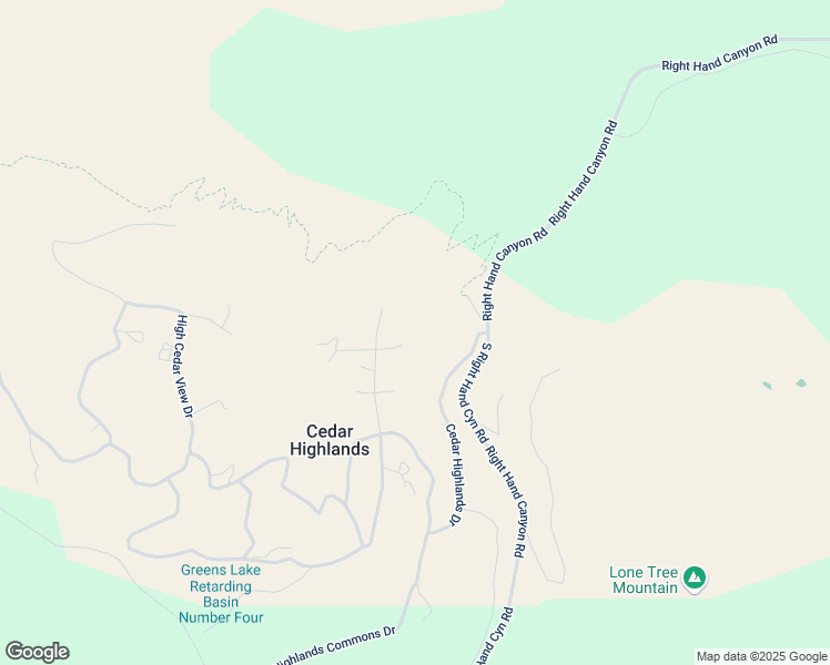 map of restaurants, bars, coffee shops, grocery stores, and more near 1227 High Valley View Circle in Cedar City