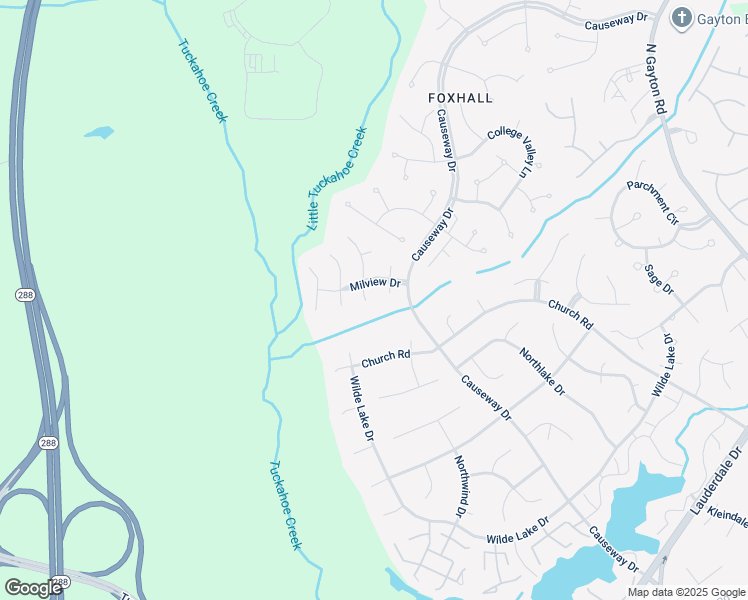 map of restaurants, bars, coffee shops, grocery stores, and more near 3605 Milbranch Place in Short Pump