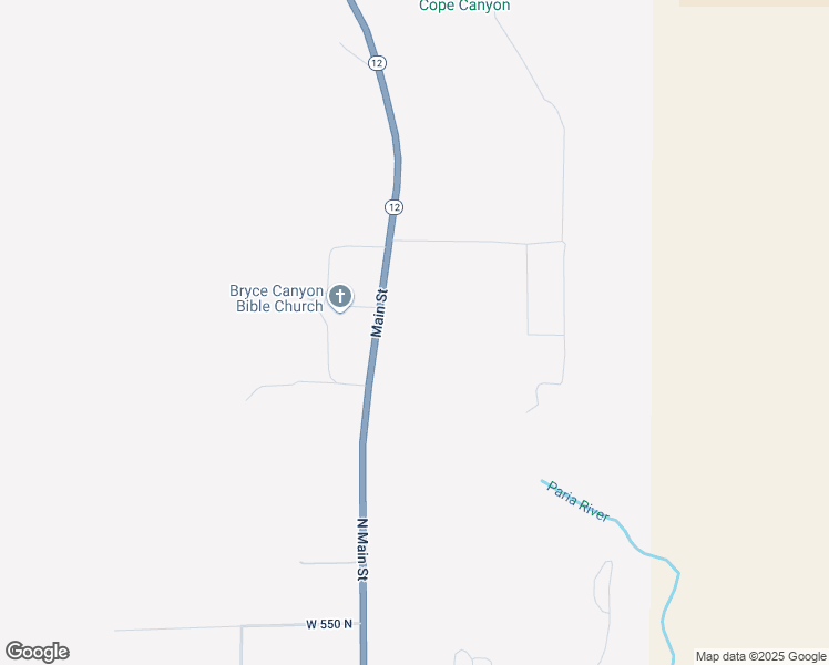 map of restaurants, bars, coffee shops, grocery stores, and more near Highway 12 in Tropic