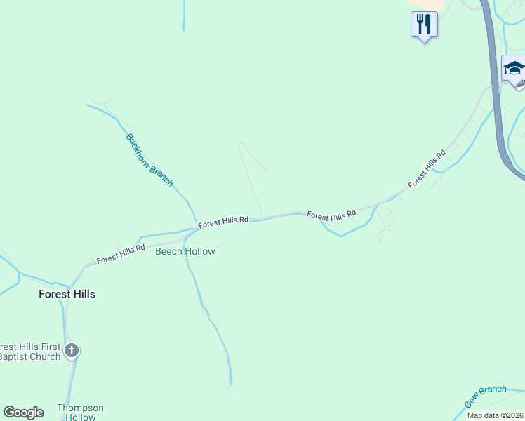 map of restaurants, bars, coffee shops, grocery stores, and more near 972 Forest Hills Road in Forest Hills
