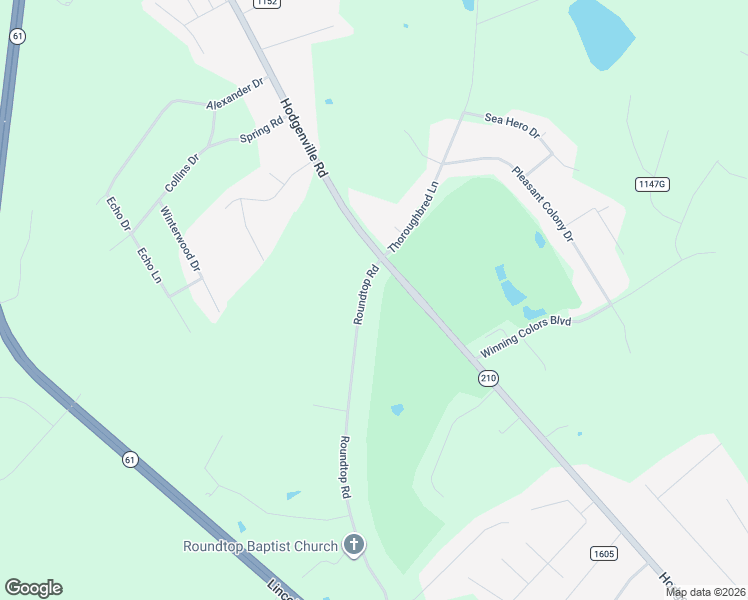 map of restaurants, bars, coffee shops, grocery stores, and more near 100 Roundtop Road in Elizabethtown