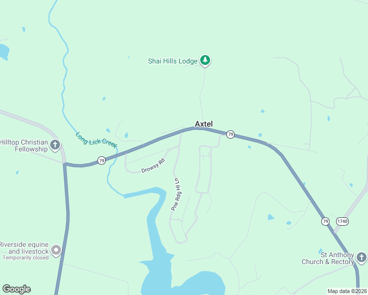 map of restaurants, bars, coffee shops, grocery stores, and more near 91 Pine Ridge Hill Lane in Hardinsburg