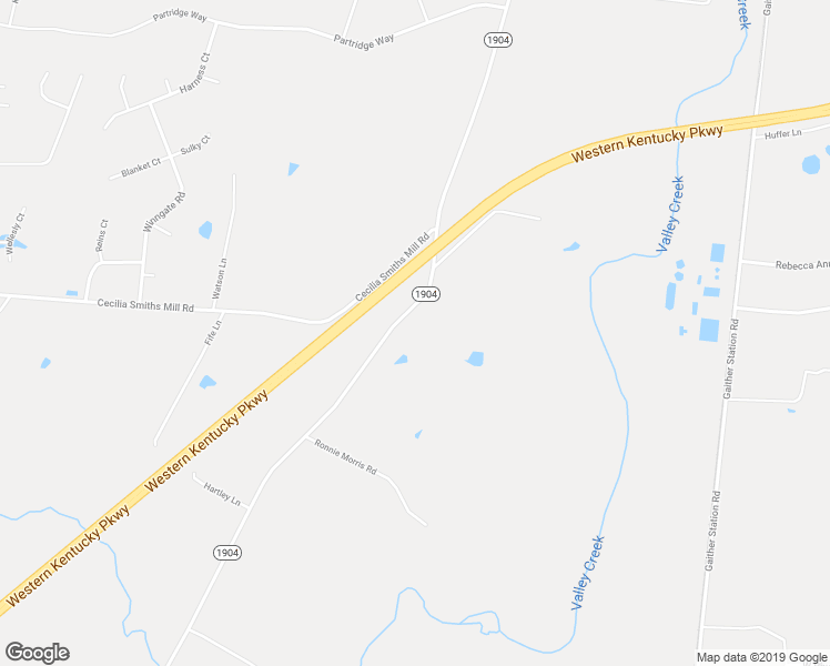 map of restaurants, bars, coffee shops, grocery stores, and more near 2418 Bacon Creek Road in Elizabethtown