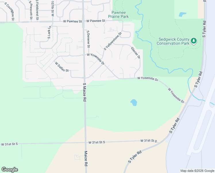 map of restaurants, bars, coffee shops, grocery stores, and more near 10019 West Greenfield Circle in Wichita