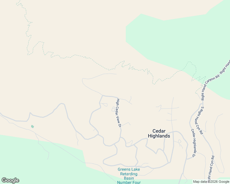map of restaurants, bars, coffee shops, grocery stores, and more near 1967 High Cedar View Drive in Cedar City