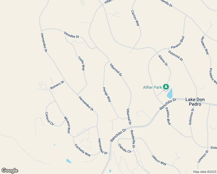 map of restaurants, bars, coffee shops, grocery stores, and more near 9700 Paraje Way in La Grange