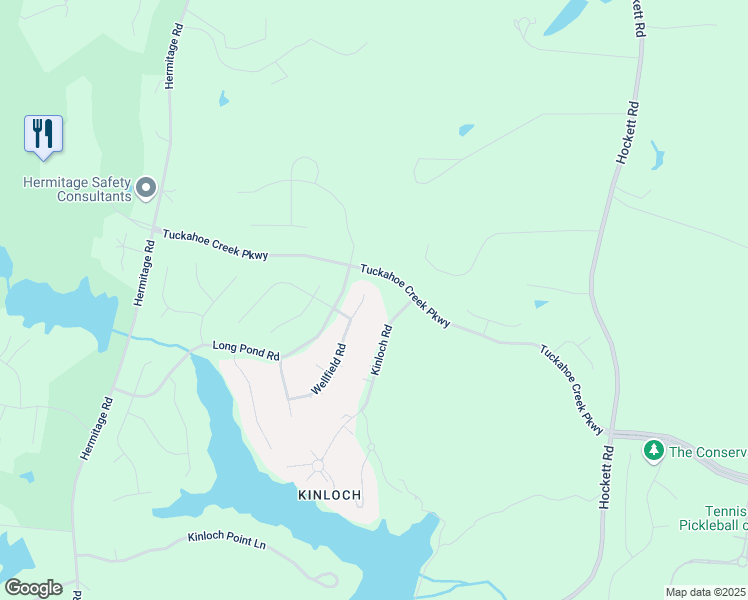 map of restaurants, bars, coffee shops, grocery stores, and more near 424 Wellfield Road in Manakin-Sabot