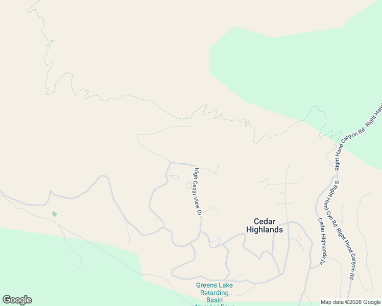 map of restaurants, bars, coffee shops, grocery stores, and more near 1967 High Cedar View Drive in Cedar City